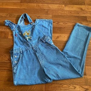 Vintage Sunflower Overalls